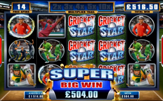 Cricket Star slot from Microgaming