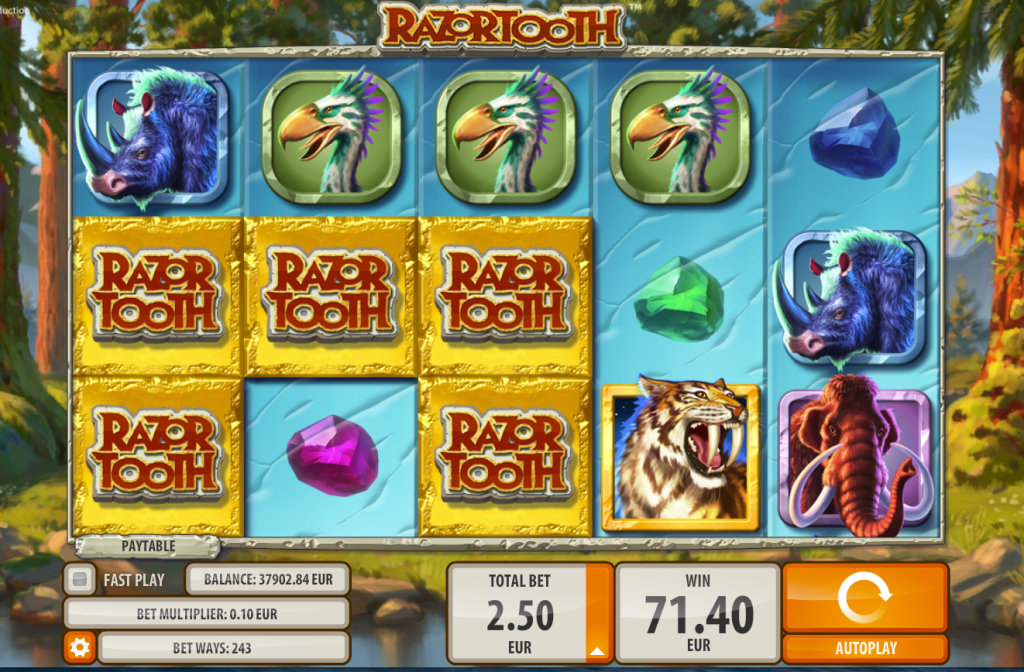 Razortooth Quickspin slot