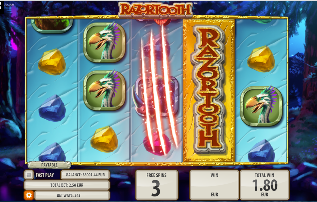 Razortooth Quickspin slot