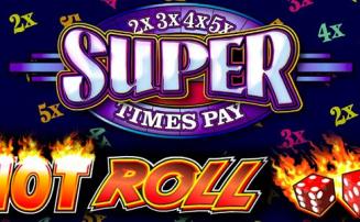 Hot Roll Super Times Pay slot from IGT