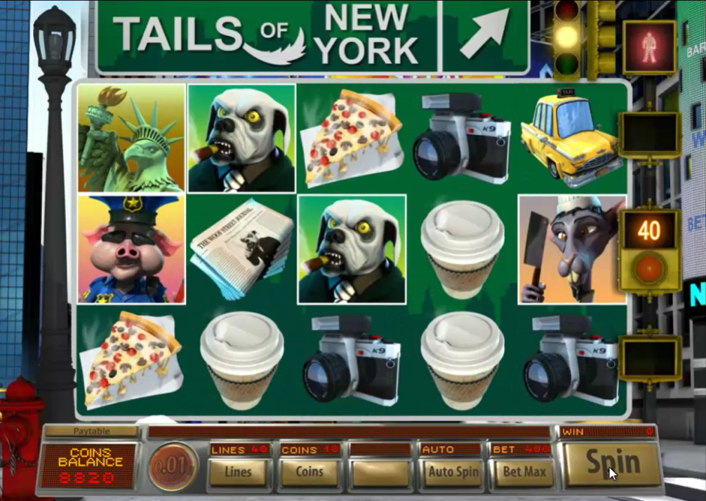 Tails of New York slot from BetOnSoft